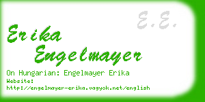 erika engelmayer business card